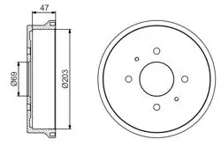BOSCH 0986477235 | Kampana (Ad) 05-Colt | 2 Adet