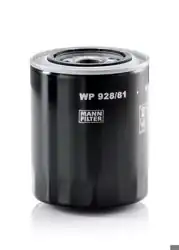 MANN WP928-81 | H100 2.5D Mitsubishi L200/L300/Pajero/Mazda B2500/Kia Sorento Yağ Filtresi