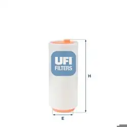 UFI 27.353.00 | Hava Filtresi BMW E39 E46 E60 E87 E90 X3 Freelander I 2.0 Td4