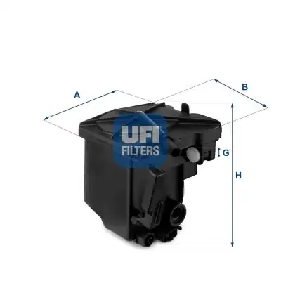 UFI 24-027-00 | Mazot Filtresi 1007 206 Sw 207 CC Sw 307 Sw 1 6 Hdi 90 110 00 15