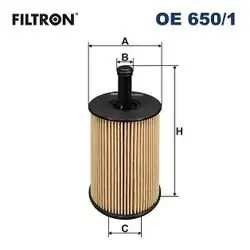 FILTRON OE650-1 | Yağ Filtresi T4/T5 Caddy III Golf V/VI Passat Polo Transporter 1.4-2.5 TDI