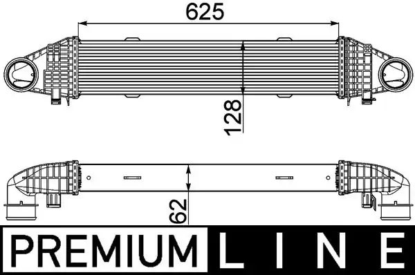 MAHLE CI358000P | Turbo Radyatörü İntercooler Mercedes W204 S204 C204 X204 C180 C200 CDI C250 C320 C350 07
