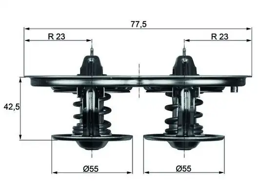 MAHLE TX3285D | Termostat 85 85 C Scania 4 Gi K Ri T