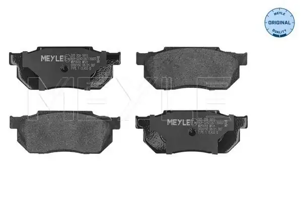 MEYLE 0252095915 | Fren Balatası Honda Crx İ II Civic İ IV V Prelude İ