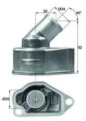 MAHLE TI992 | Termostat Opel Astra F X18XE Frontera X22XE