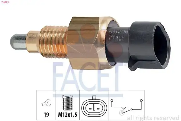FACET 76073 | Geri Vites Müşürü Opel Astra G 14 Corsa C 12 13
