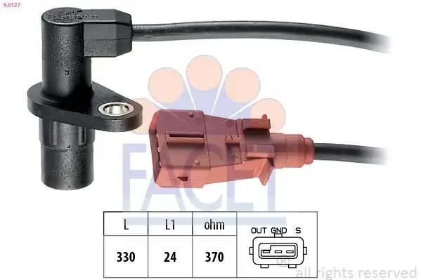 FACET 90127 | Krank Mil Sensörü Citroen Berlingo Saxo Peugeot P106 205 P306 405