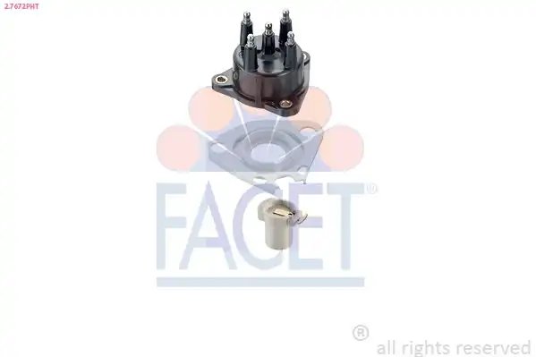 FACET 27672PHT | Distribütör Kapağı Tevzi Makarası Renault R11 Flash 17 87 F2n F3n