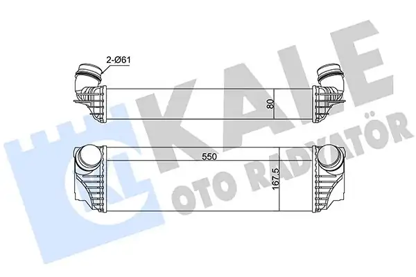 Kale Radyatör 359110 Turbo Radyatörü Bmw 5 F10 520d 525d 530d 535i 10 7 730d 740i 09
