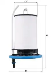 MAHLE KX398 | Mazot Filtresi 10-Doblo-Egea-Combo.D 1.3Mjt-1.6Mjt-2.0Mjt
