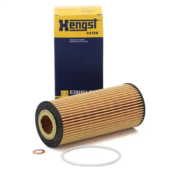 HENGST E28H01D26 | Yağ Filtresi Bmw E90 330d E46 E92 E60 530d X3 X5 M57 02 16