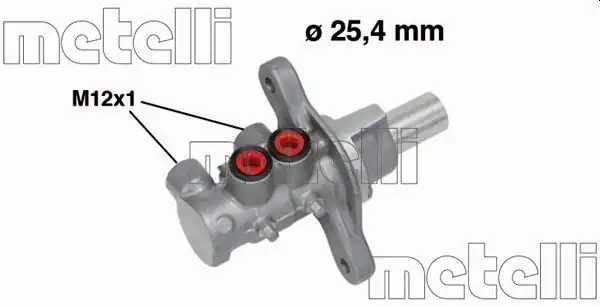 METELLİ 05-0674 | Fren Ana Merkez Opel Corsa D E Esp İçin 1 0 1 2 1 3d 1 4