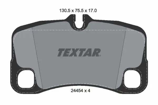 TEXTAR 2445403 | Fren Balatası Porsche 911 997 Arka 3 6 Turbo