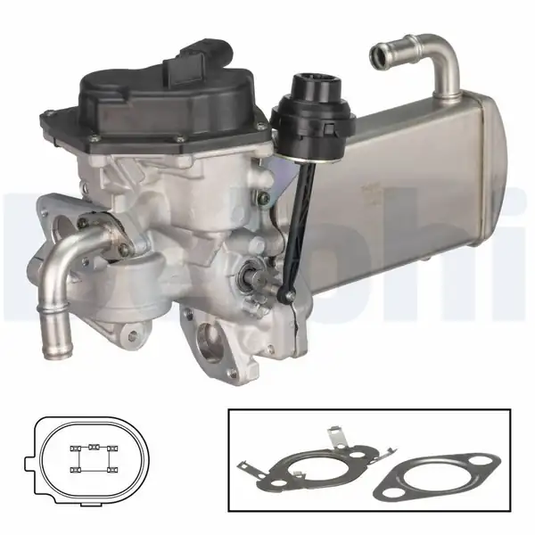 DELPHI EG10576-12B1 | Egr Valfi Soğutuculu VW Transporter T6 2 0 TDI Euro5 Caaa Caab Caac