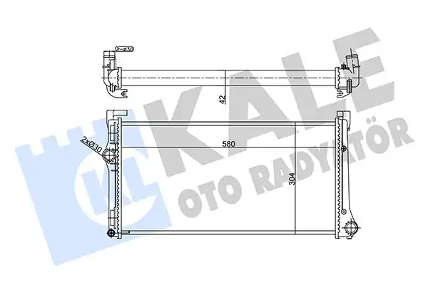 KALE 356905 | Radyatör Fiat Idea Punto Lancıa Ypsılon 1 3 Mjt 03