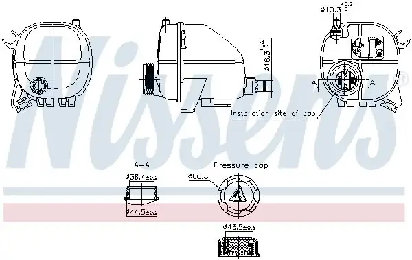NISSENS 996357 | Rad. Su Deposu G11 G12 G30 G32 B46 B48 B58