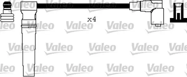 Valeo 346341 Buji Kablosu Takımı Chevrolet Aveo Kalos 1 4 16v 934394