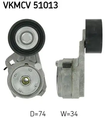 SKF Vkmcv 51013 Kayış Gergi Kasnağı Komple Mercedes Atego Axor Citaro