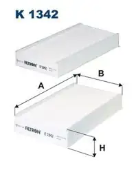 FILTRON K1342-2X | Polen Filtresi 14-2-Seri (F45-F46) X1 (F48) Mini Cooper