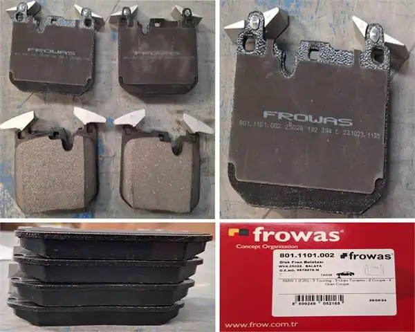 FROW FREN 8011101002 | Fren Balatası Ön Bmw F20 F21 F30 X5 X6 10
