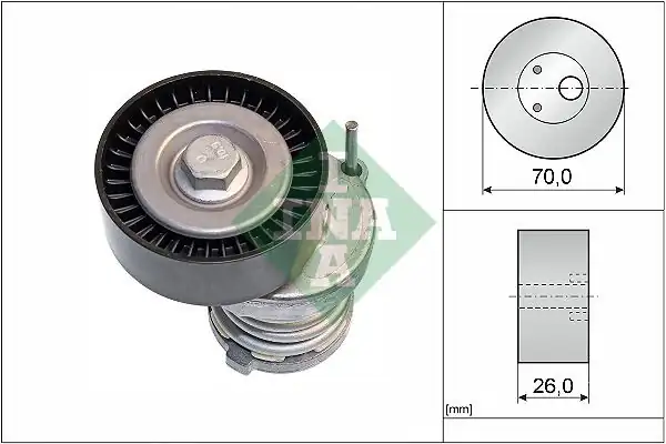 İna 534012320 V Kayışı Gergi Kütüğü VW Golf Polo Bora Seat Cordoba Ibiza 1 4 1 6 AEE 99 09