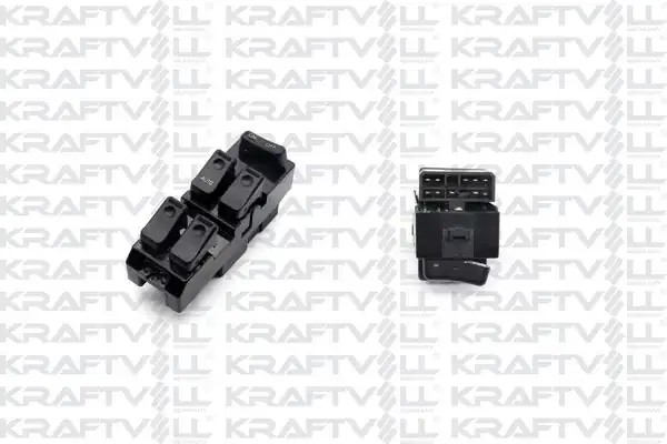 KRAFTVOLL 04050189 | Cam Açma Kapama Anahtarı Mazda B2500 Ranger 98 02 Ön Sol Dörtlü 10 Pin