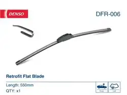DENSO DFR-006 | Silecek Süpürgesi 550mm Audi A6 C4 95-97