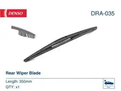 DENSO DRA-035 | Silecek Arka Tek 350mm / 14Inc Honda CRV 07 Jazz 02 Mazda-2 03 Lancer 03 Pajero 01 Murano 08 Forester 01 Legacy 06