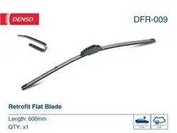 DENSO DFR-009 | Silecek Süpürgesi 600mm Asx 1.6 Dı-D