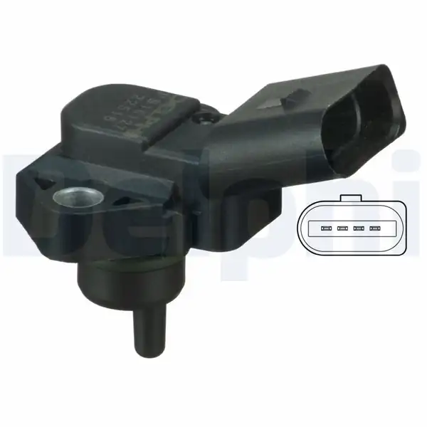 DELPHI PS10127 | Turbo Basınç Sensörü VW Bora Caddy II Golf IV Passat Polo Superb 1 9 TDI 99 08