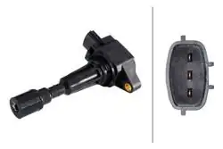 HELLA 5DA358057-021 | Bobin Kalem-3 Fişli-Mazda 2 1.3-1.5 07 Mazda 3 1.4-1.6 03