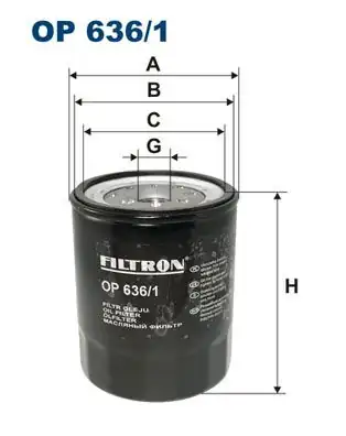 FILTRON OP636-1 | Yağ Filtresi Tfr 2 5 TD 92 02