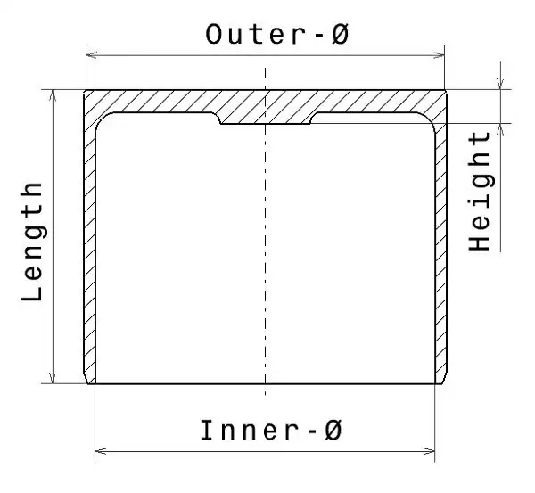 KOLBENSCHMIDT 50007549 | Subap Fincanı Kangoo Laguna İ Traffic II Vivaro Megane İ 1 9 F8q 1 9 F9q 8 Adet