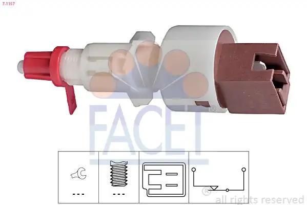 FACET 7-1157 | Debriyaj Pedal Müşürü Daily IV V VI 06