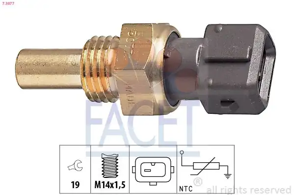 FACET 7-3077 | Hararet Müşürü Bmw E30 E34 E36 88 95 M20 40 42 43 50 51 Range Rover II P38a 2 5 94 02