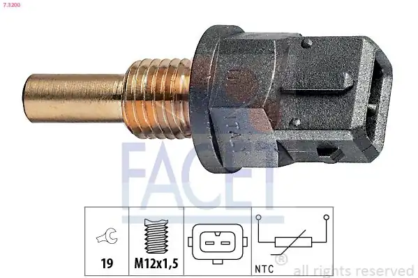 FACET 7-3200 | Sıcaklık Sensörü Saab 900 Land Rover Discovery İ Range Rover II