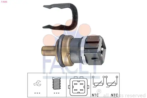 FACET 7-3232 | Hararet Müşürü Audi A4 95 97 A6 95 97 789555