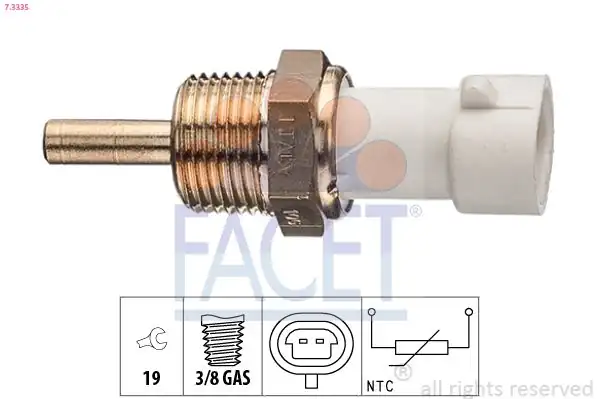 FACET 7-3335 | Hararet Müşürü Captiva Antara Epica Cruze Lacetti 2 0 Dıesel