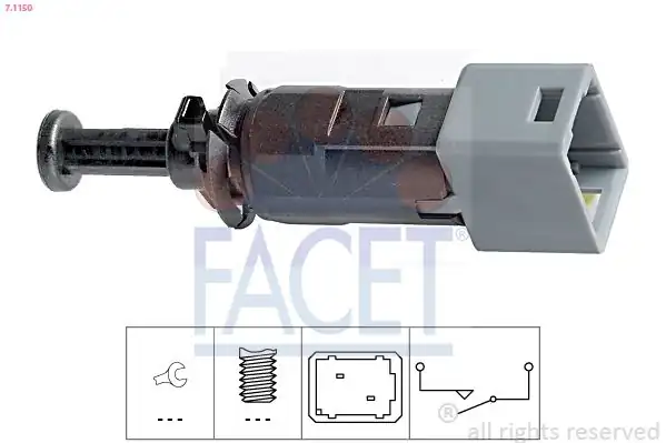FACET 7-1150 | Debriyaj Müşürü Pedal Master II Traffic Vivaro Kubistar