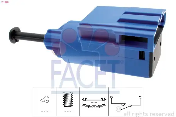 FACET 7-1220 | Debriyaj Pedal Kolu Müşürü Polo Amarok 10 T5 T6 07 15 A6 02 11 Ibiza 02 15
