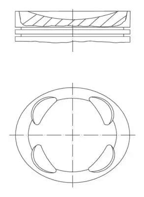 MAHLE 081PI00104002 | Piston Segman 77 00m 0 50 208 308 Mini 1 6 16v Ep6