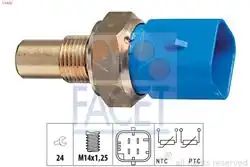 FACET 7.3320 | Hararet Müşürü Partner Berlingo Dw8 4 Fişli (Mavi)