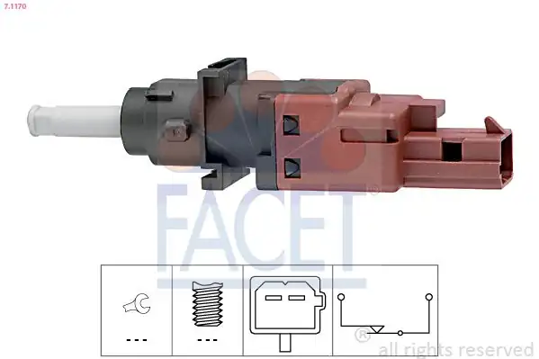 FACET 7-1170 | Debriyaj Pedal Müşürü Fiat Doblo Linea Ducato Peugeot Boxer Citroen Jumper
