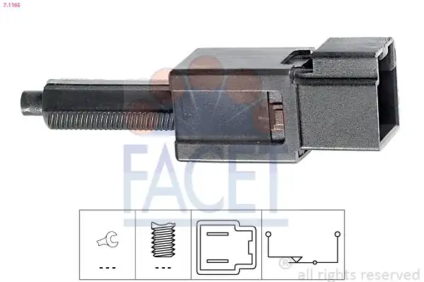 FACET 7-1165 | Fren Pedal Müşürü Nissan Qashqai 2007 2013 X-Trail 2001 2013 Primera 1996 Micra 2003 J