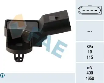 FAE 15042 | Fren Basınç Sensörü Golf 1 2 1 4 1 6 1 8 2 0 08 Jetta 1 2 1 4 2 0 05 Passat 2 0 05 Polo 1 6 TDI 09