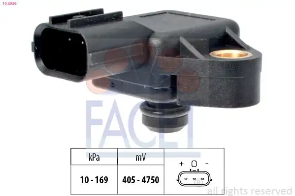 FACET 10-3026 | Hava Akış Sensörü CRV 2 0 2001 2007 Jazz 1 2 1 3 1 4 2002 2008 Civic HB 1 4 1 6 2001 2005