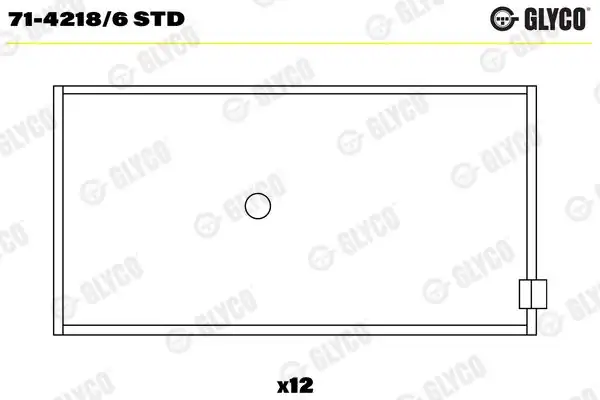 GLYCO 71-4218-6STD | Kol Yatak Std Alfa 155 156 164 166