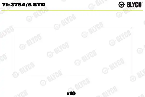 GLYCO 713754-5STD | Kol Yatak Std Volvo 850 960 S70 S40 V40 S60 S80 Xc90 V70 Xc70 Benzin 96 09 Renault Safrane