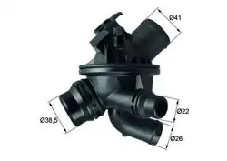 MAHLE TM21103 | Termostat BMW N54/N55 F01-F07-F10-F12 10-17