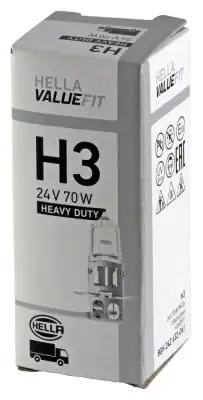 Hella 8gh242632 061 Ampül H3 Halojen 24v 70w Daf İrisbus Iveco Man Mercedes Neoplan Renault Scania Volvo